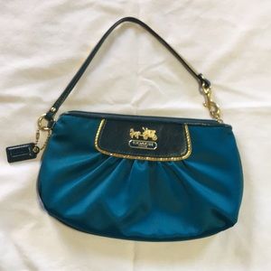 Coach Amanda Satin Capacity Wristlet